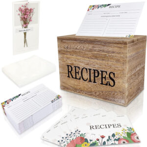 Wooden Recipe Box
