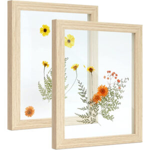 Wooden Photo Frame Double Glass Pressed