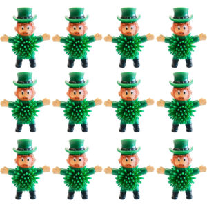 12Pcs St Patrick's Day Mini Leprechaun Toys