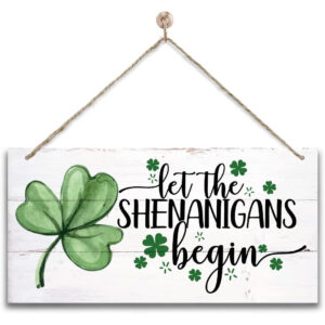 Hanging St. Patrick's Day Wooden Decor
